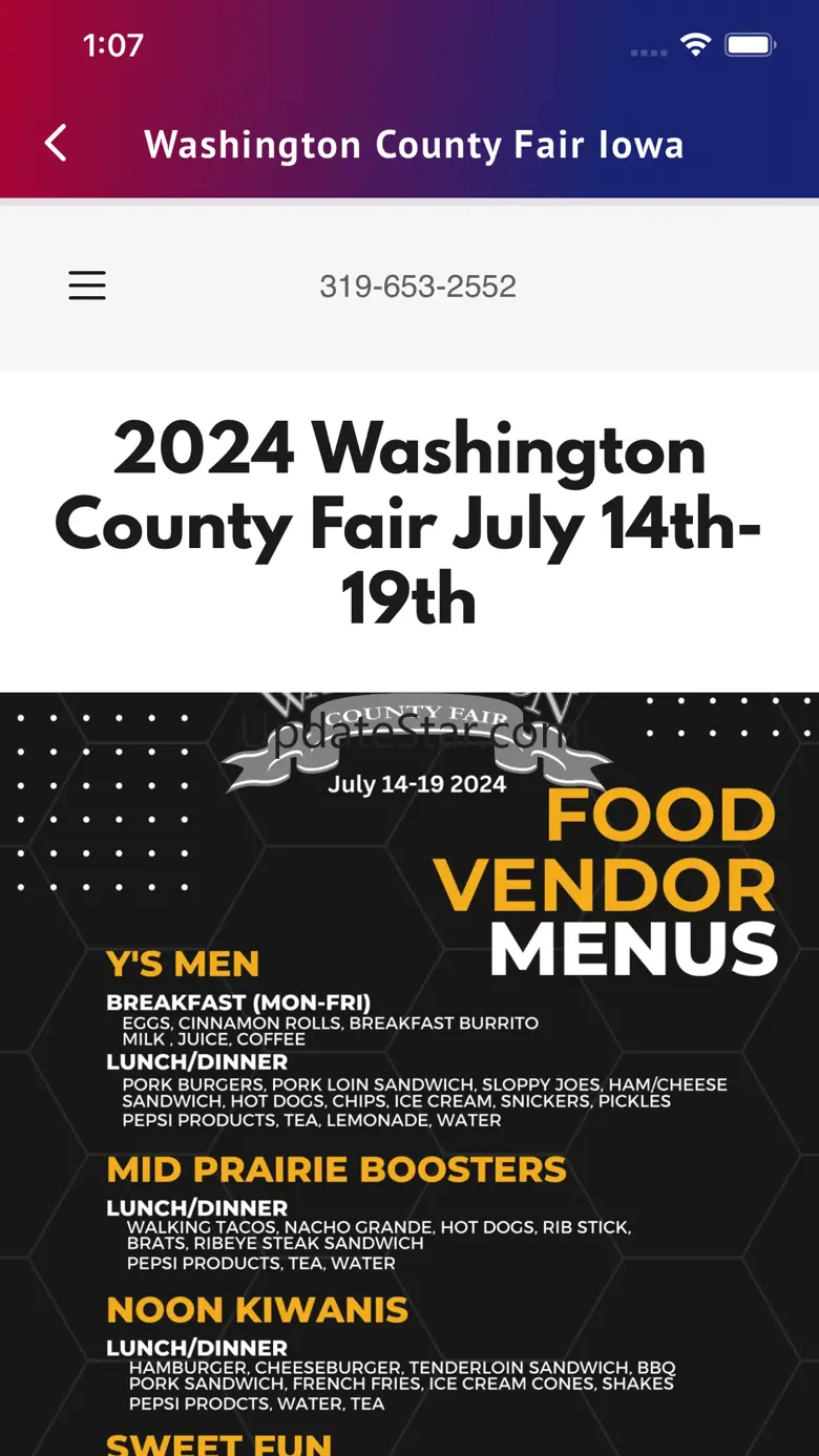 Washington County Fair Iowa 3.0.1