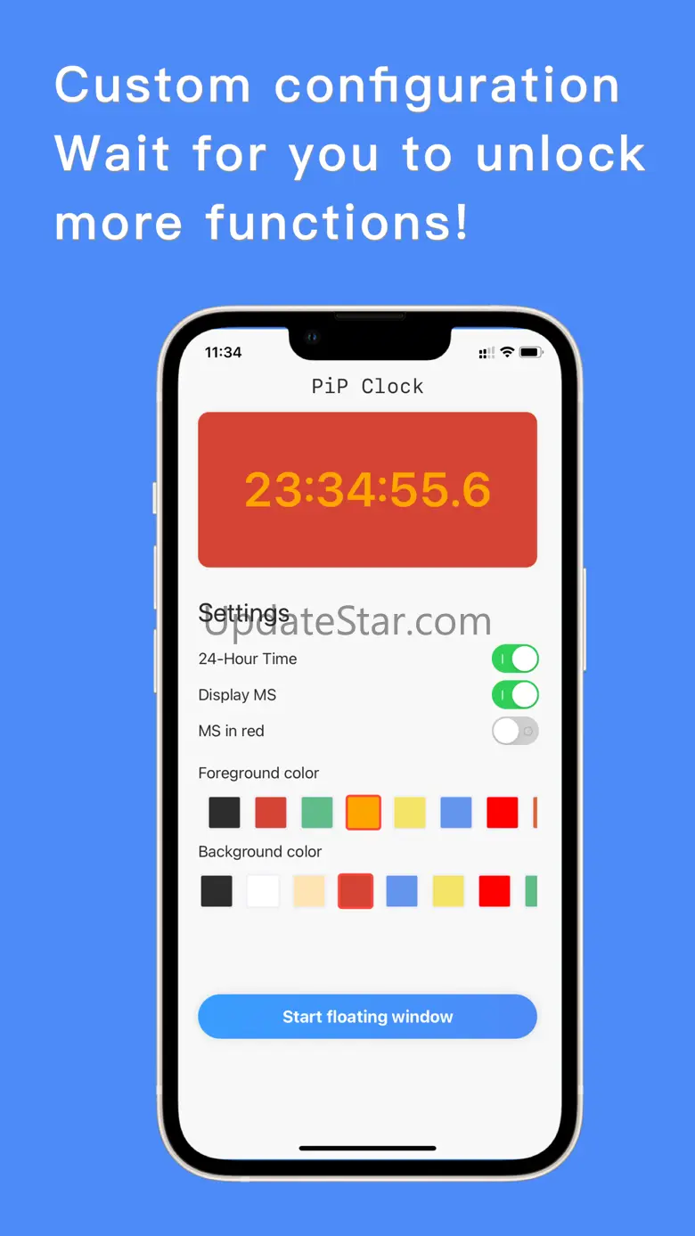 Floating Clock - Desktop time 1.1.1