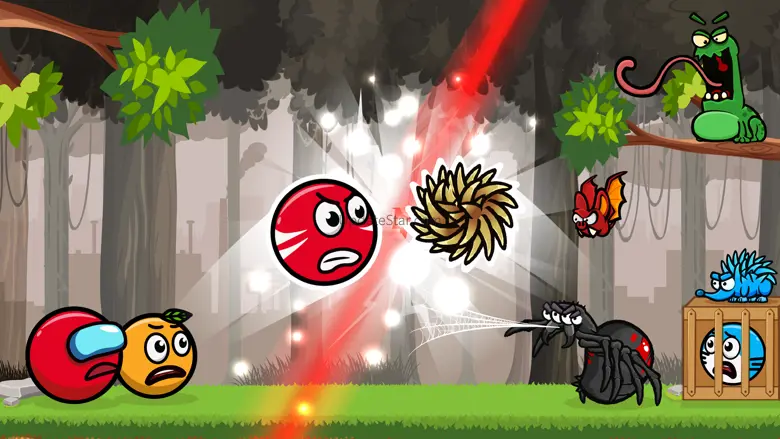 Red Hero Ball: Roller Ball 4 3