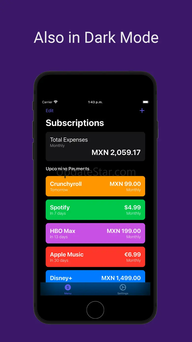 Subscrible - Payments Tracker 1.7.2