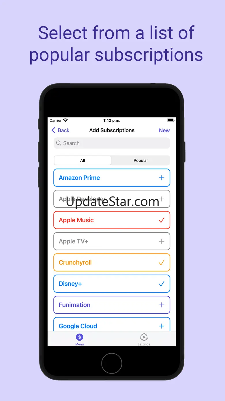 Subscrible - Payments Tracker 1.7.2