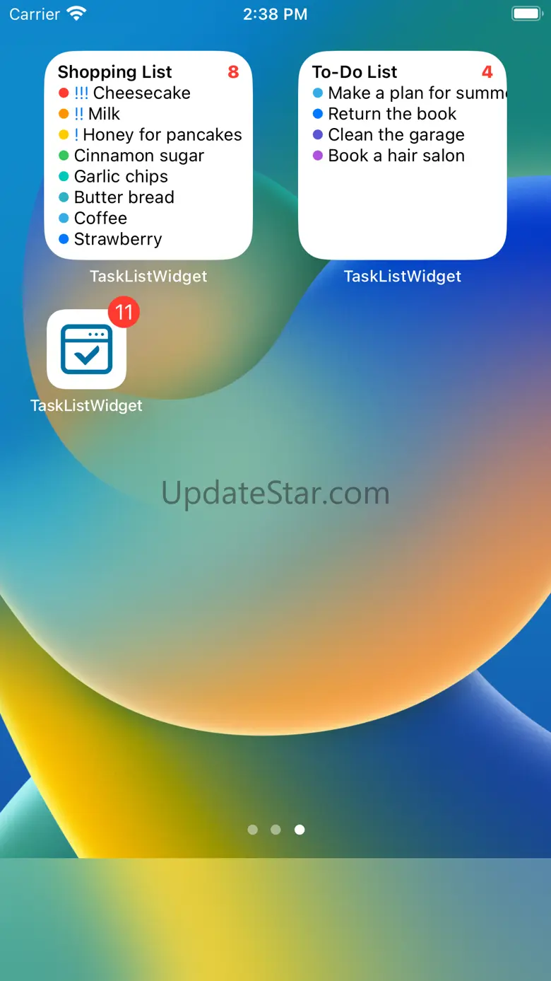 Task List Widget, Sticky Notes 1.0.6