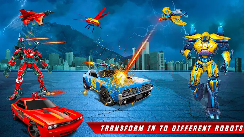 Robot Transform-Robot Car Game 1.5