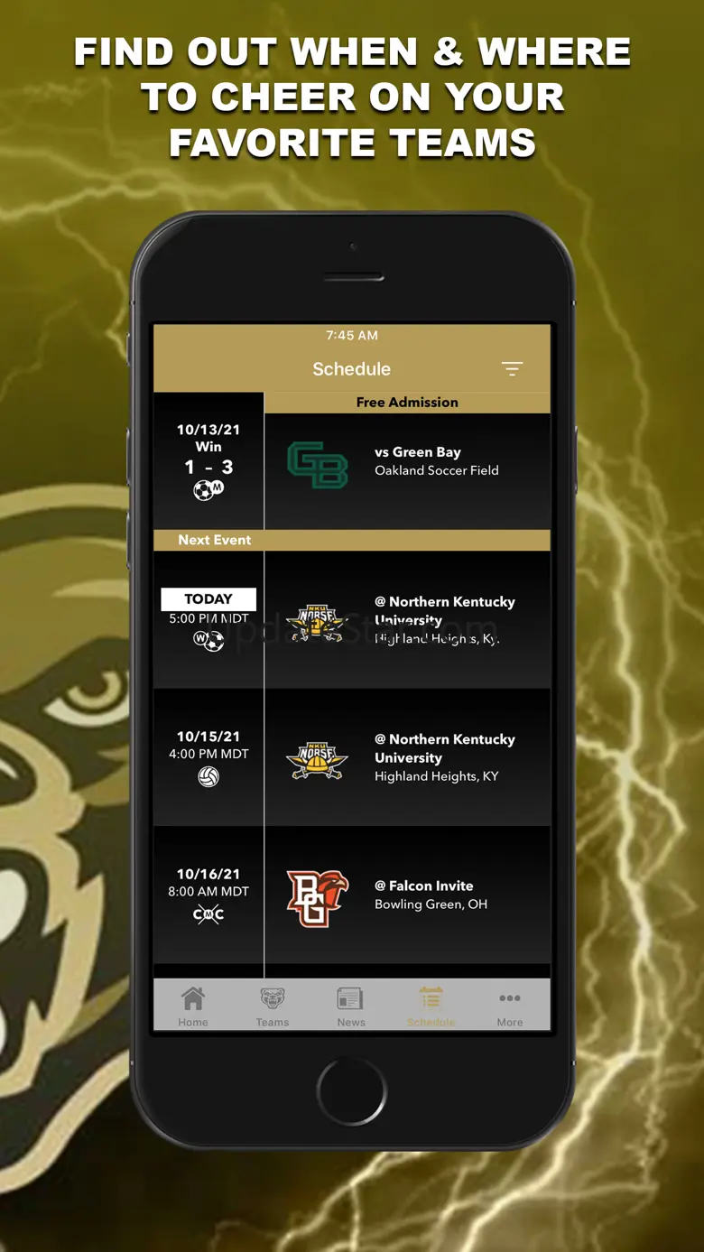Oakland Golden Grizzlies 172.13.0