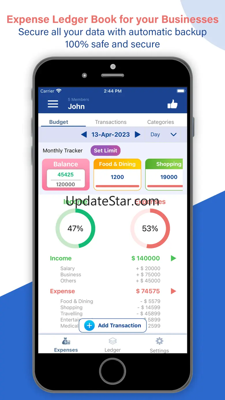 Ledger Book Expense Manager 1.0.9