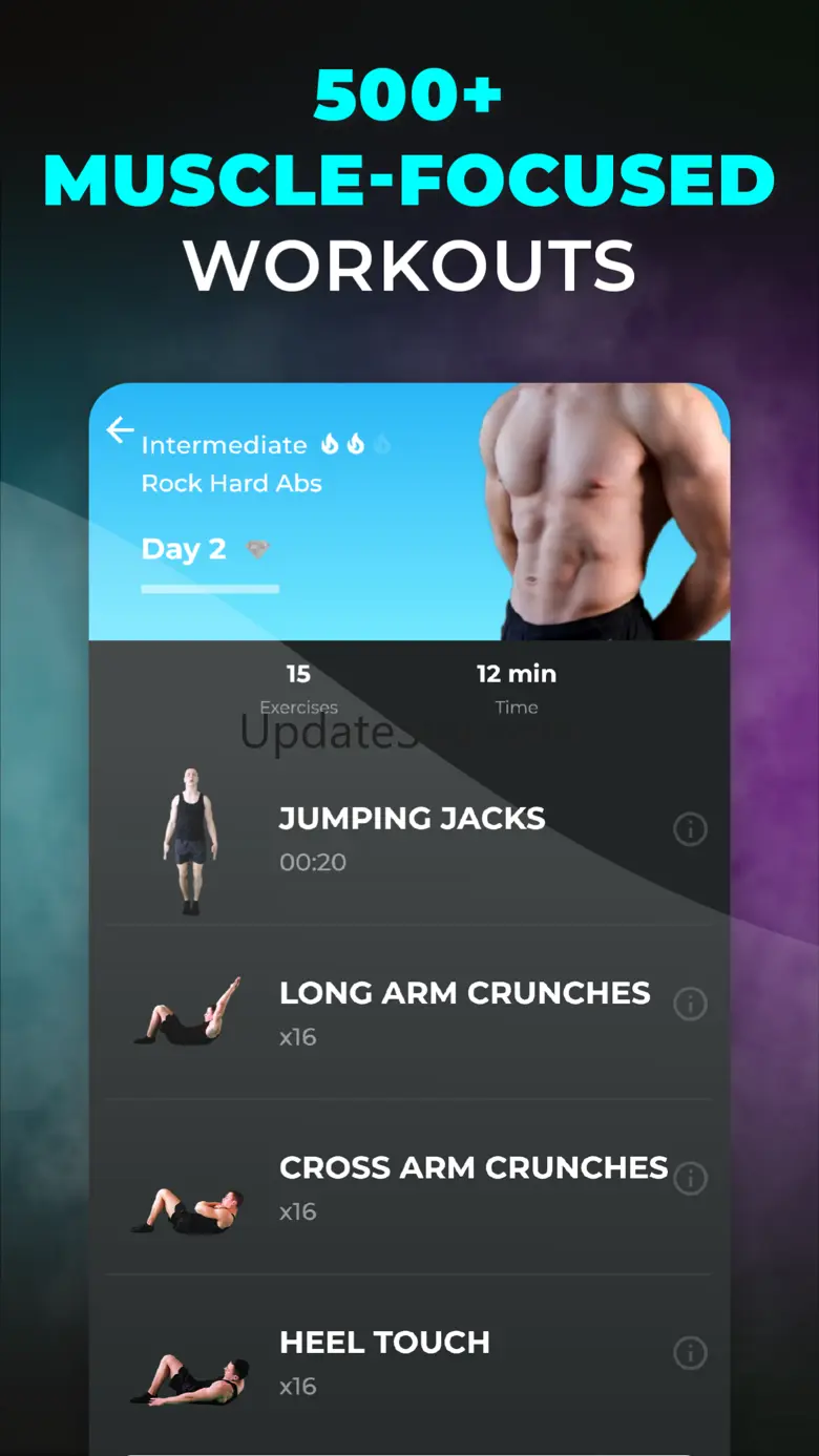 Six Pack Abs Home Workout: Men 1.0.9