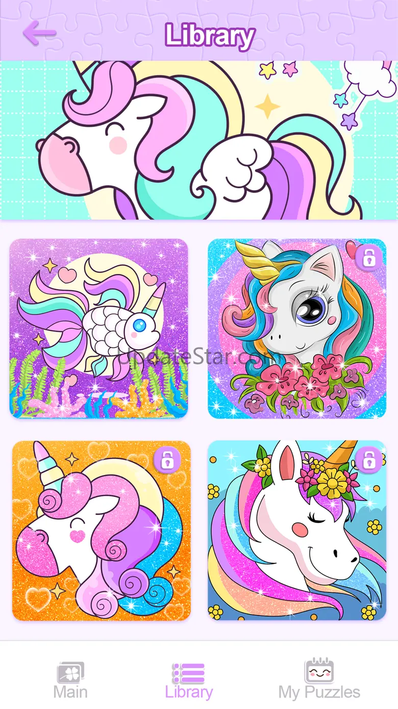 Rainbow Unicorn Jigsaw Puzzles 1.2