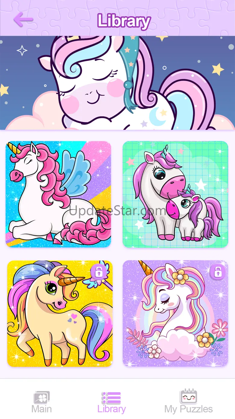 Rainbow Unicorn Jigsaw Puzzles 1.2