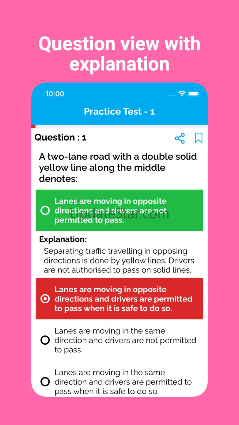NH DMV Permit Test 2.1