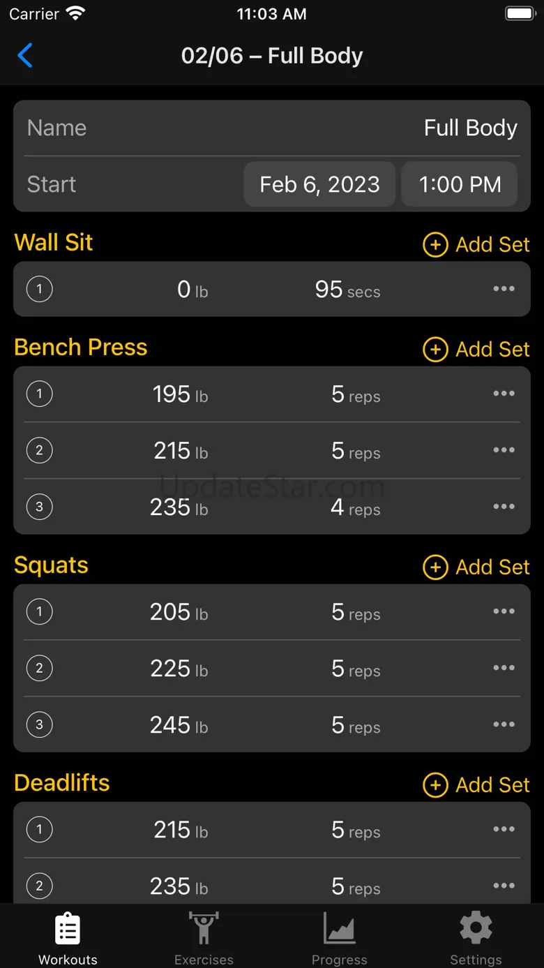 Shrug - Simple Workout Log 0.0.7