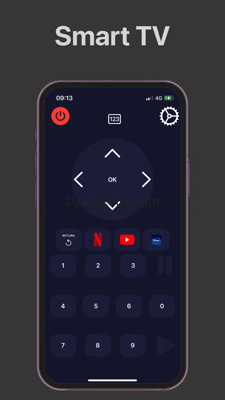 Remote Control Roko Smart TV 4.0.4
