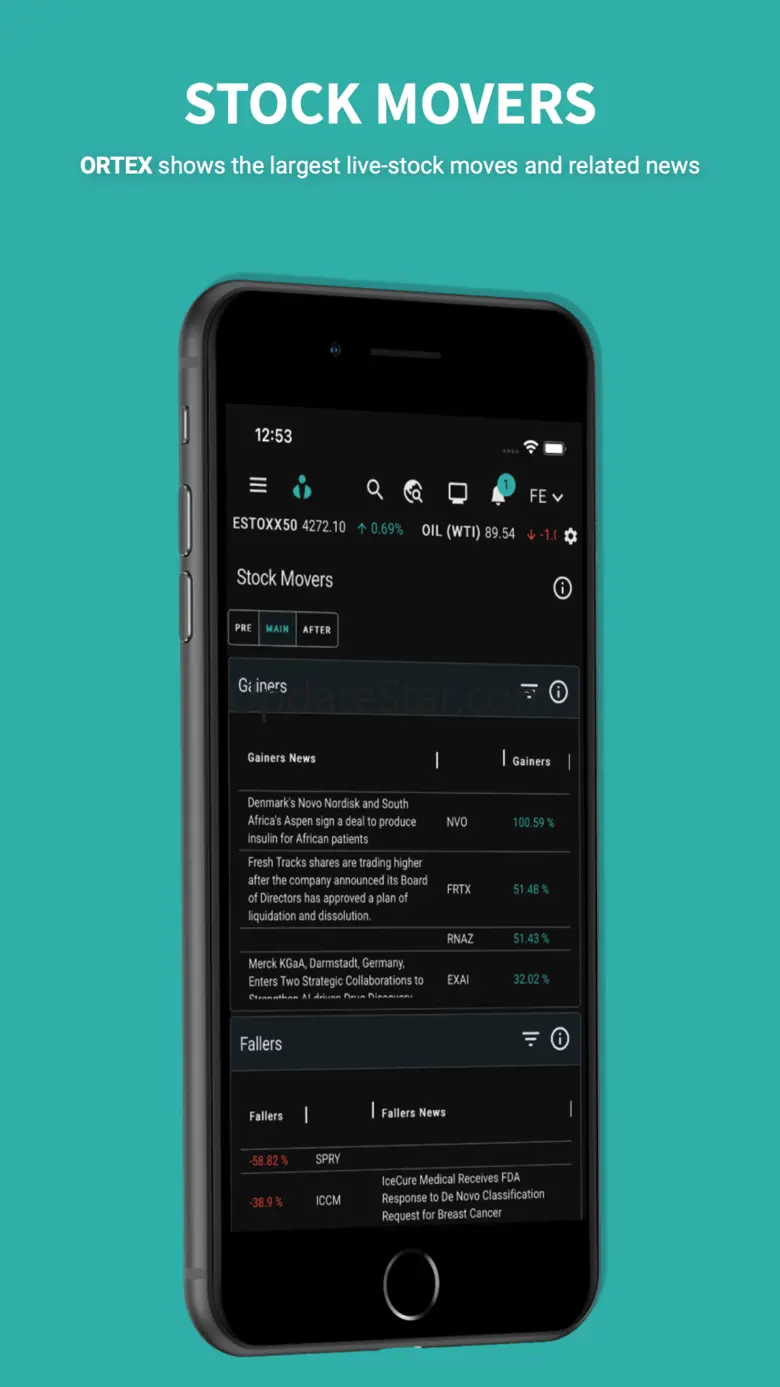ORTEX - Stock Market Analytics 1.0.9