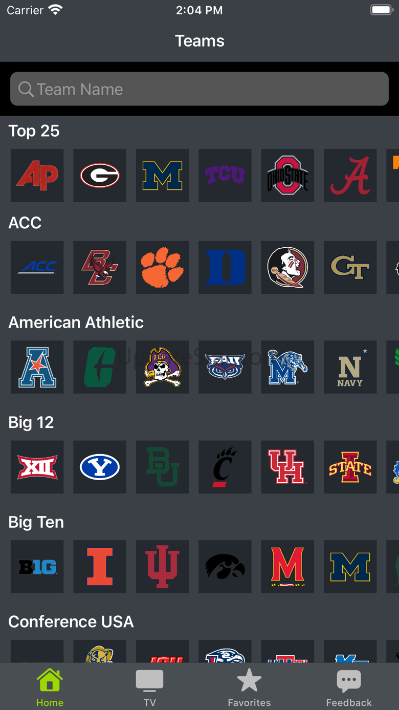 College Football: RapidRoster 5.2.0