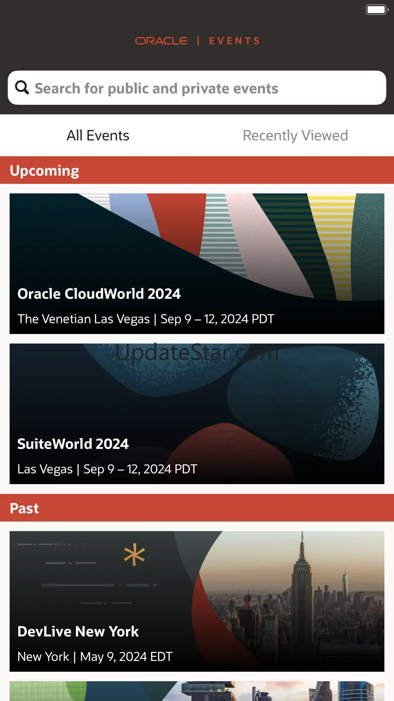 Oracle Events 4.0.0