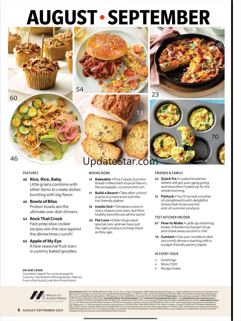Taste of Home Magazine 5.5