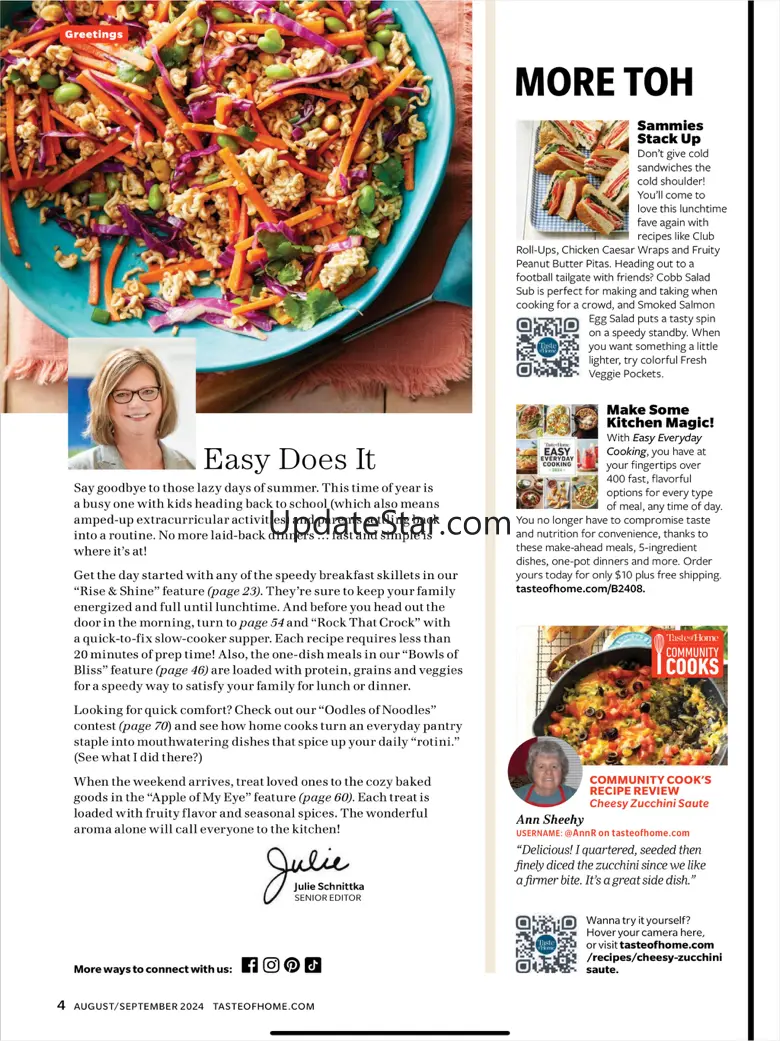 Taste of Home Magazine 5.5