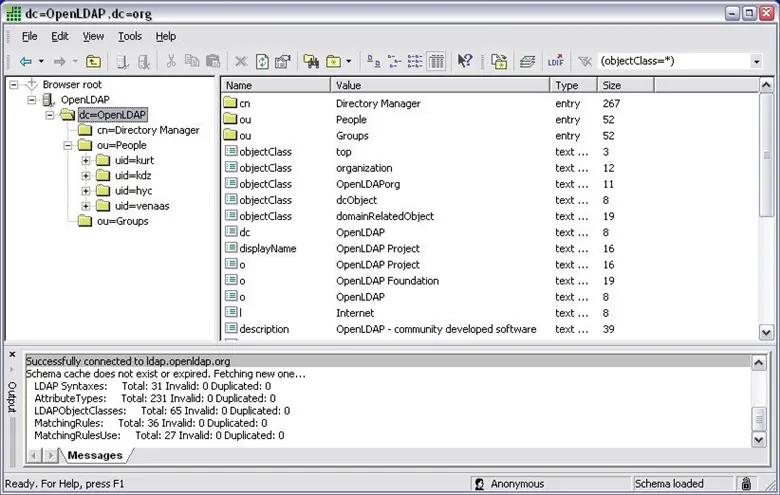 Softerra LDAP Browser 2.6