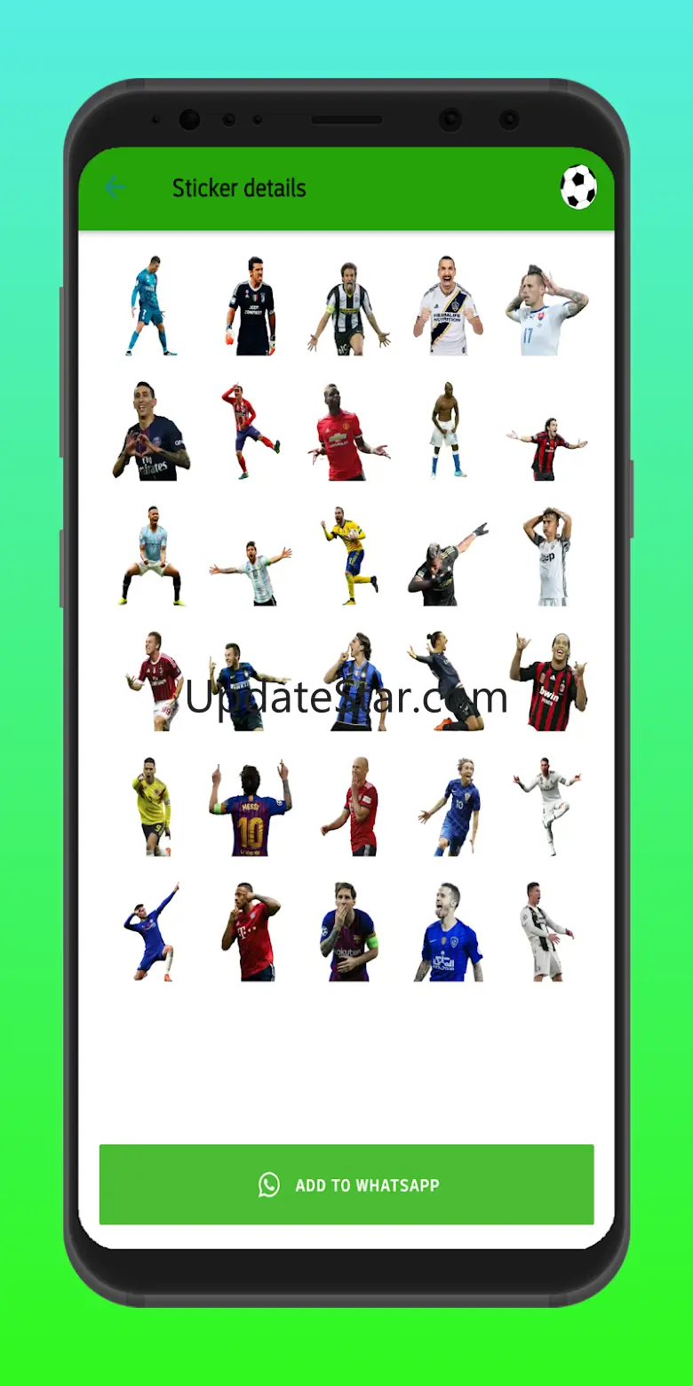 Football Stickers - WASticker 1.0