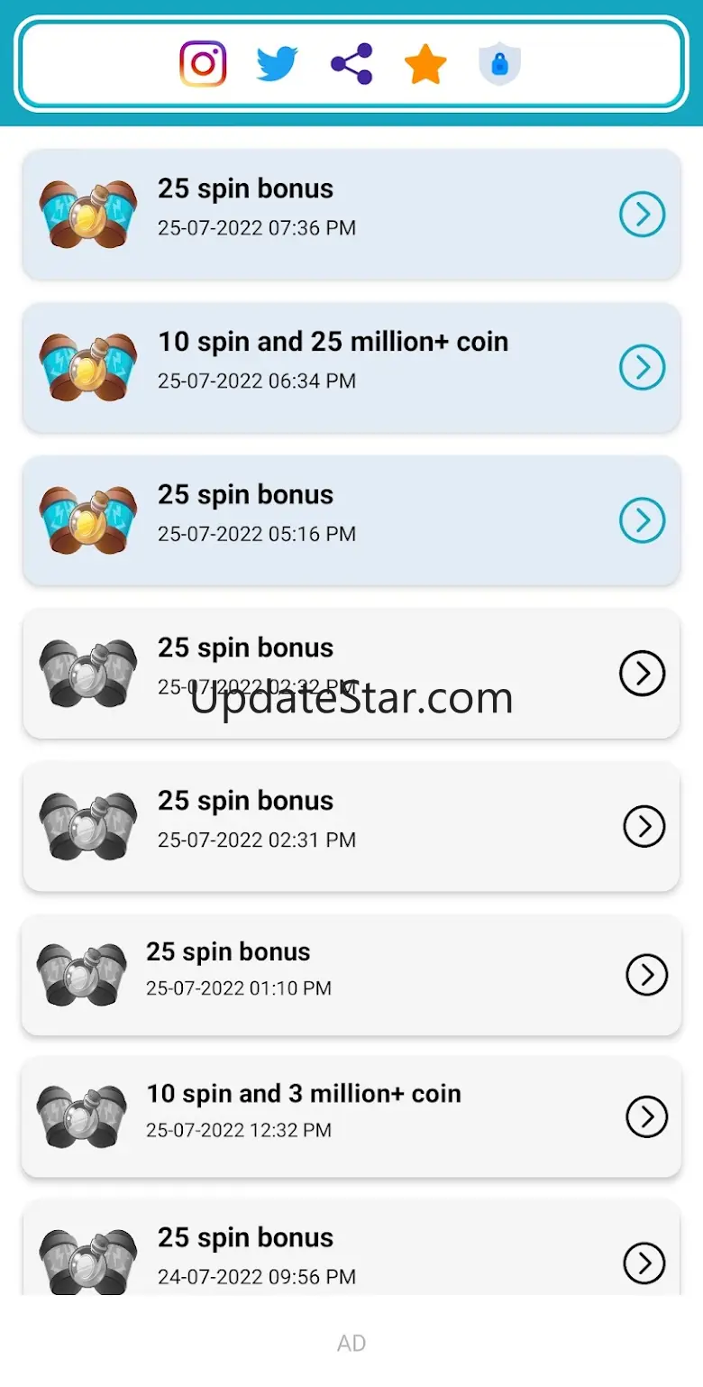 Daily Spin Rewards - CM Link 1.1