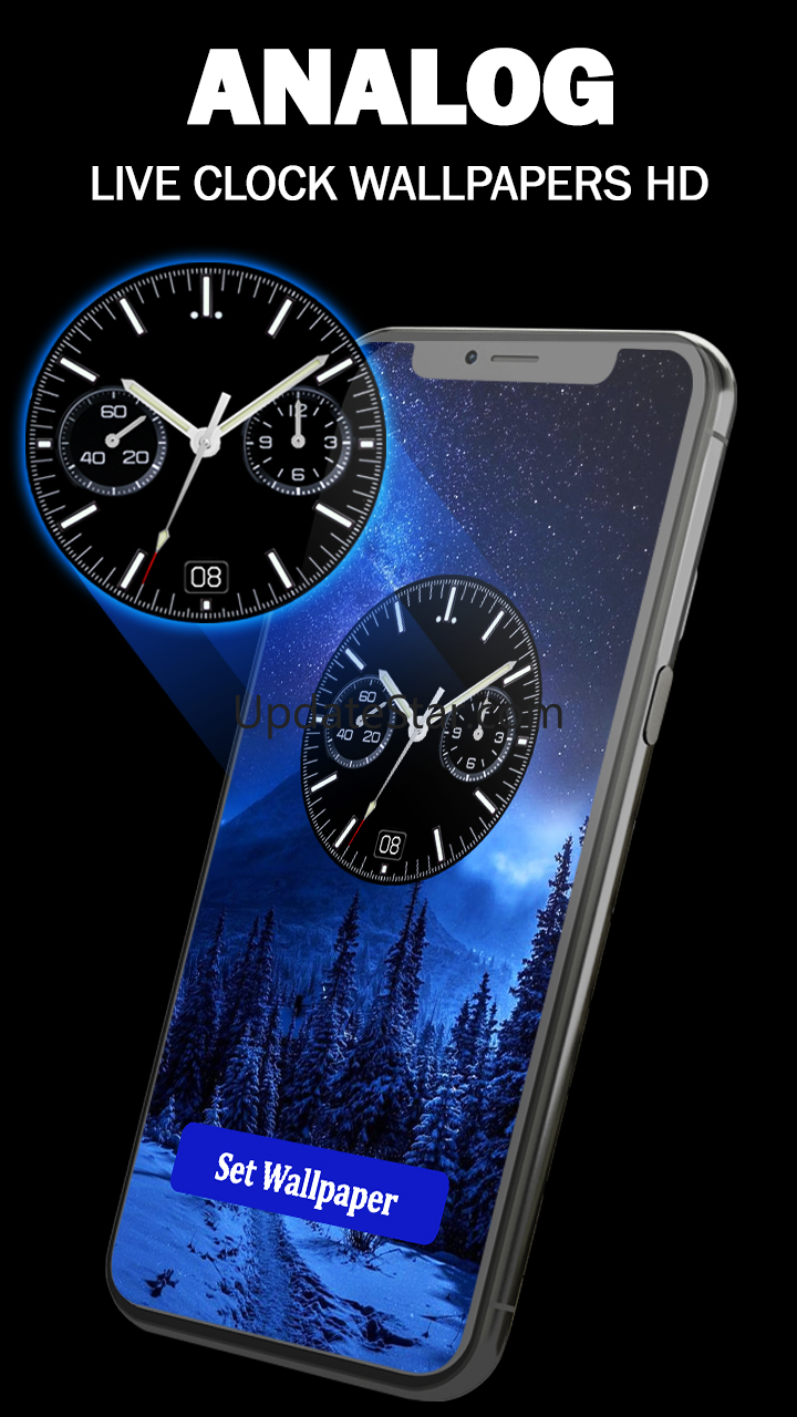 Analog Clock Wallpaper：3DClock 11.0