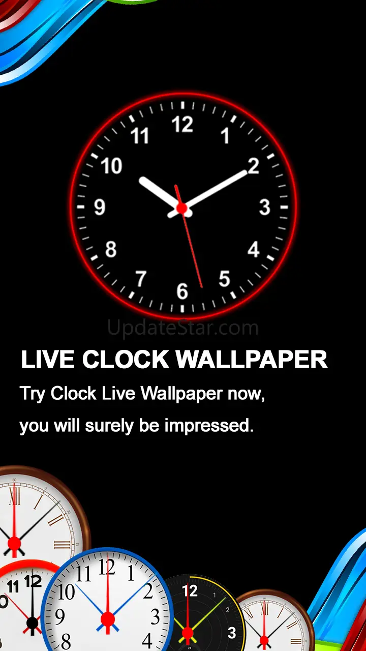 Analog Clock Wallpaper：3DClock 11.0