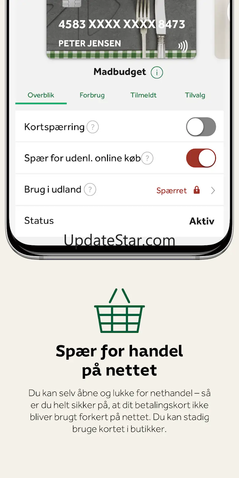 Mine Kort fra Jyske Bank 4.1.2