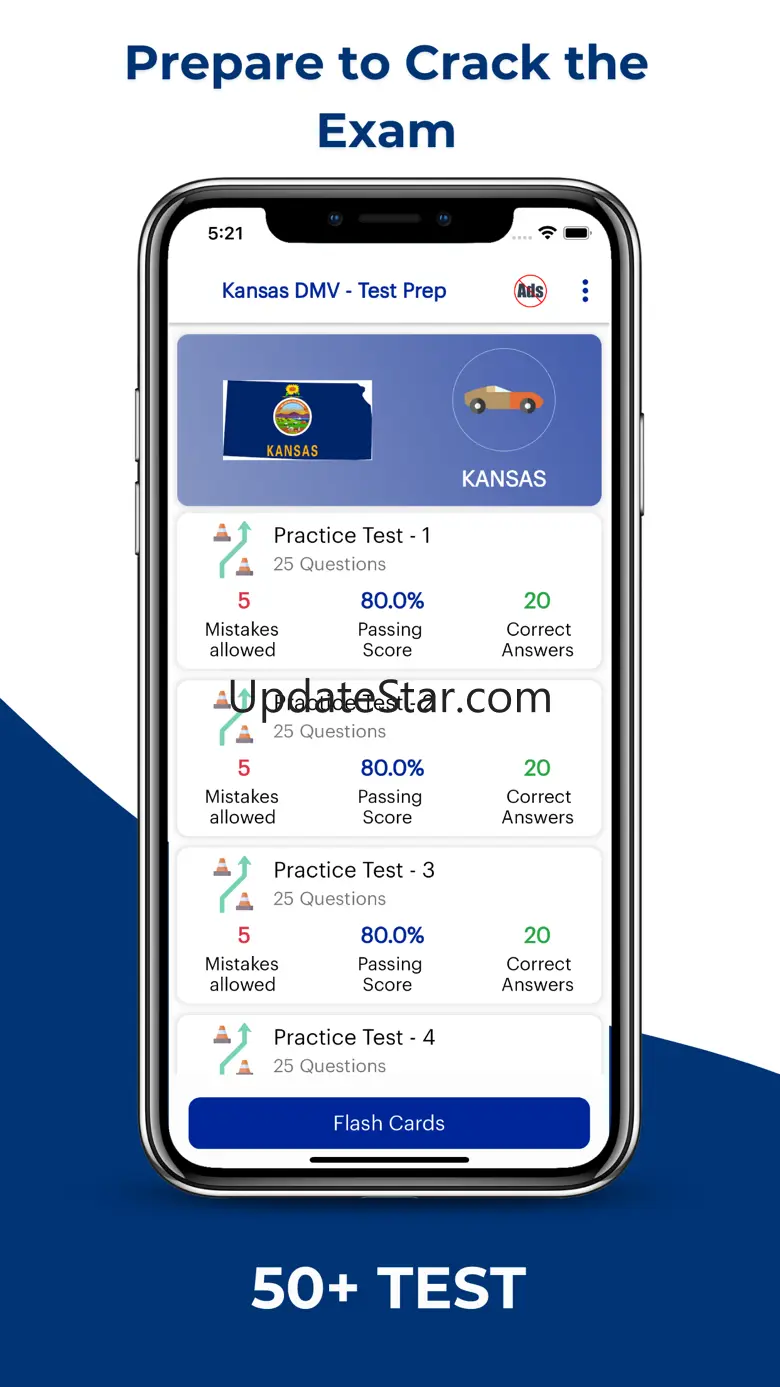 Kansas DMV Permit Practice 8.0