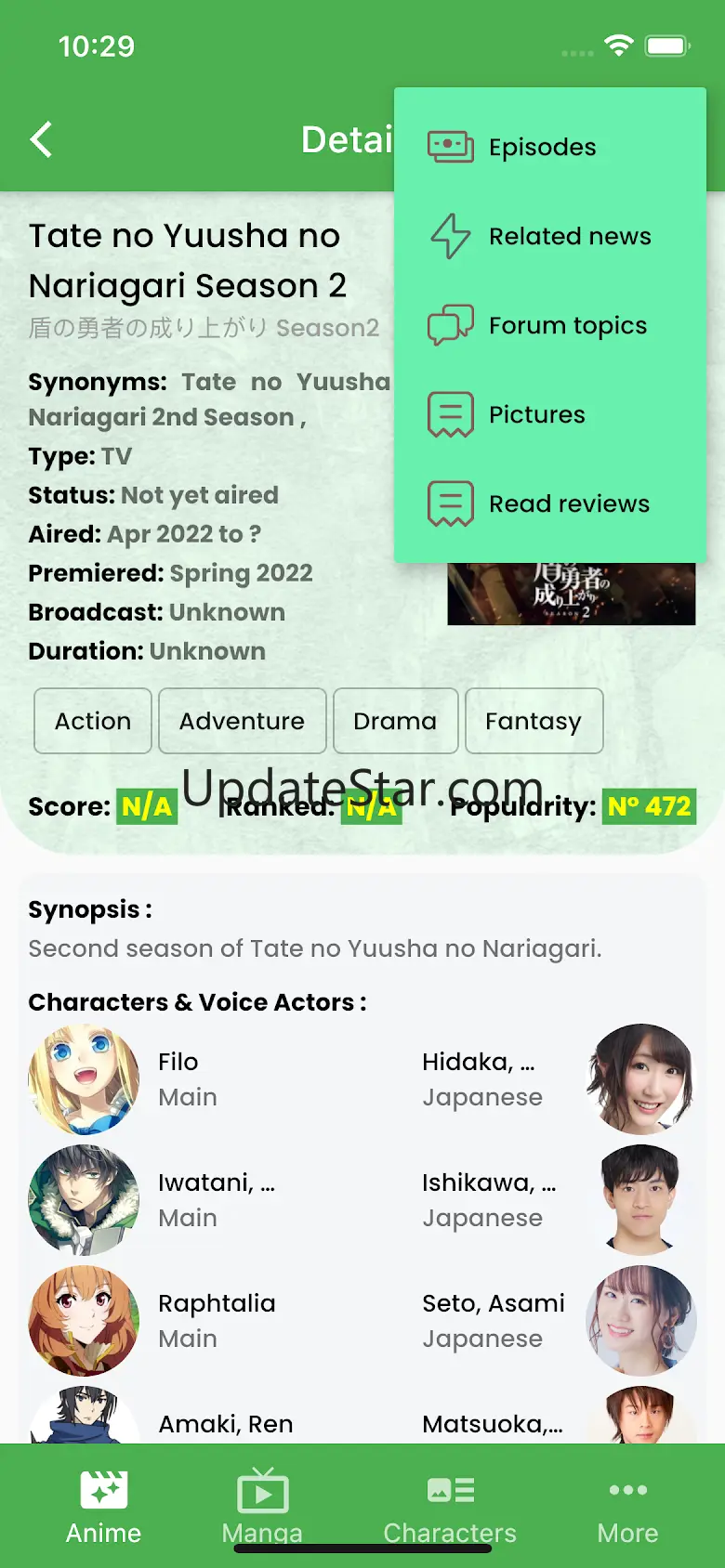 9Anime and Manga 1.0.1