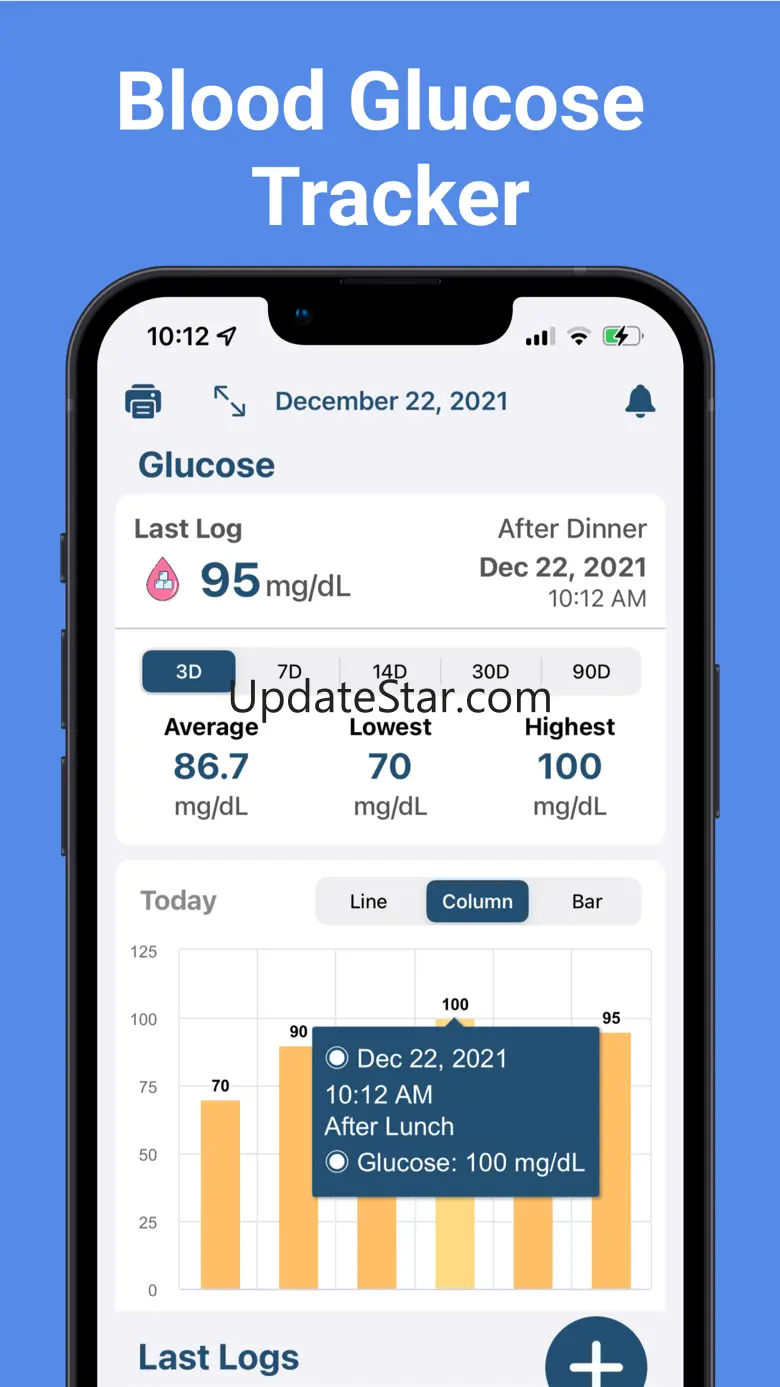 Blood Glucose Tracker Sugar bp Version 1.4