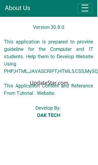 HTML,CSS,PHP,JS Tutorials 30.8.0
