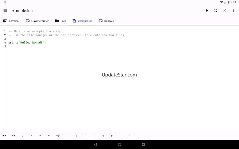 LuaDroid - ide for lua 2.5
