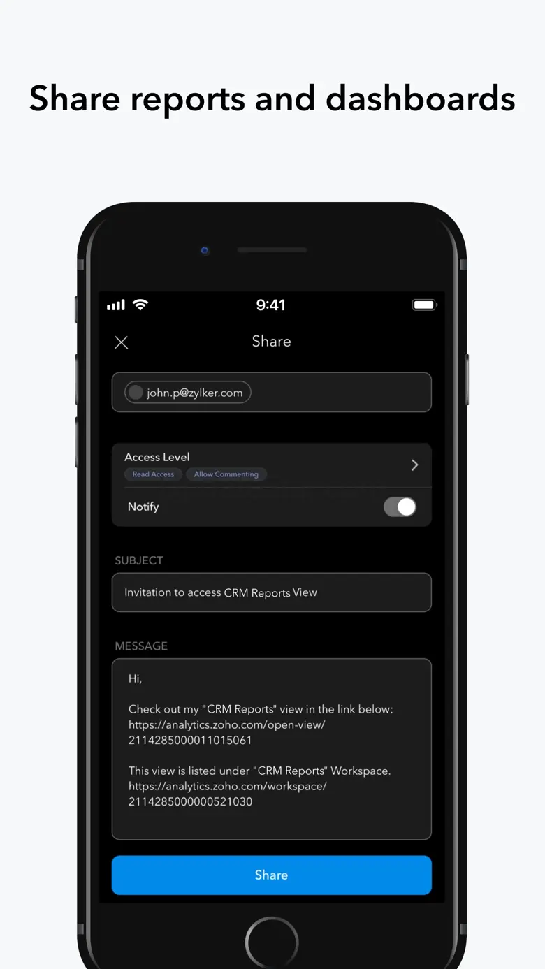 Zoho Analytics - Mobile BI App 4.2.0