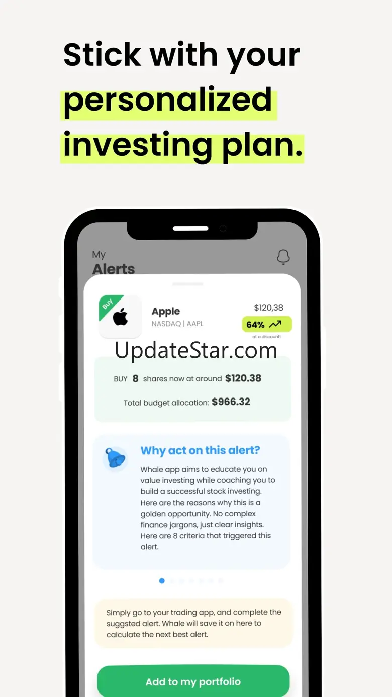 WhaleApp Stock Investing Coach 1.5
