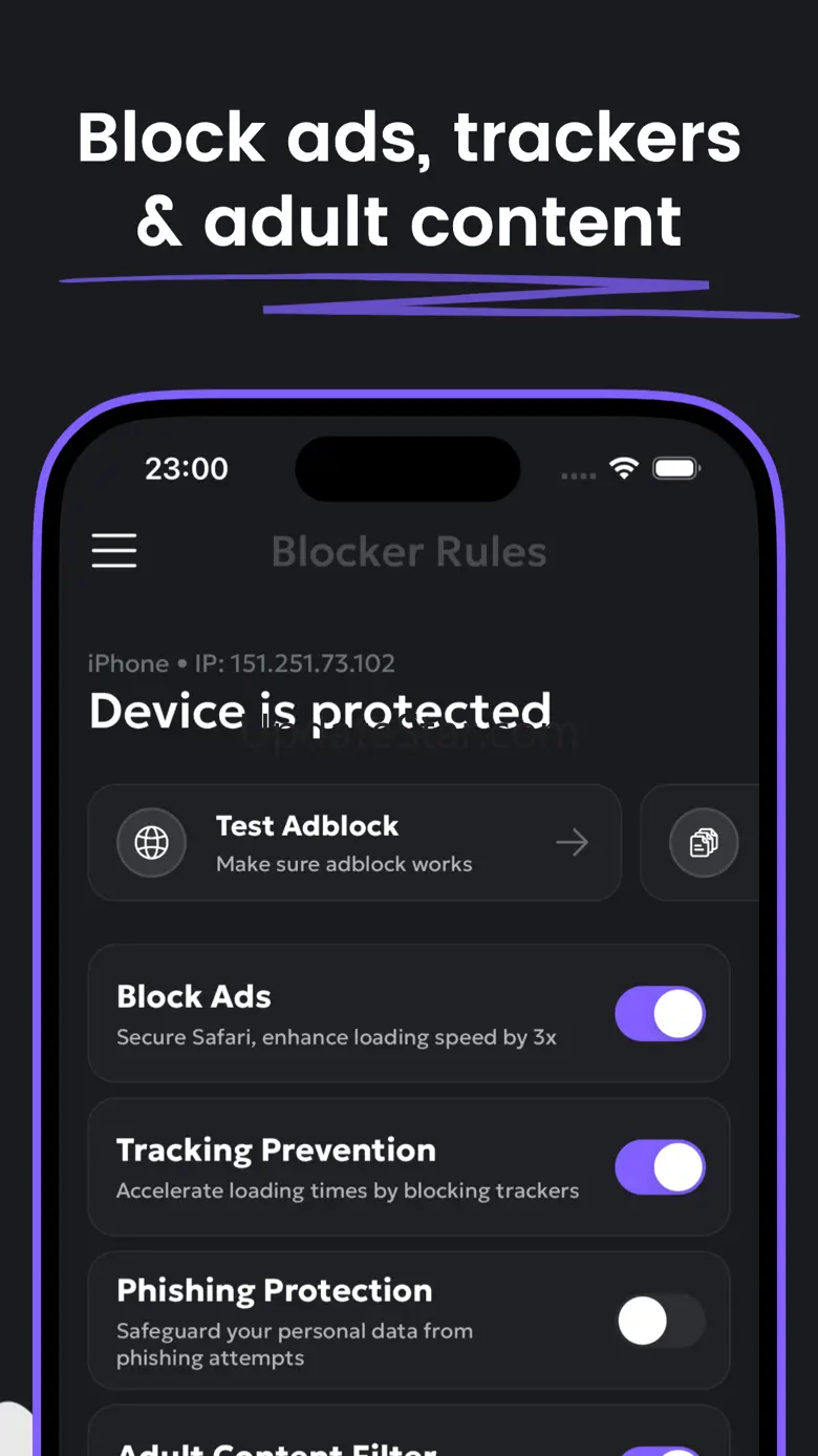 AdShutter: AdBlock & SpeedTest 1.2