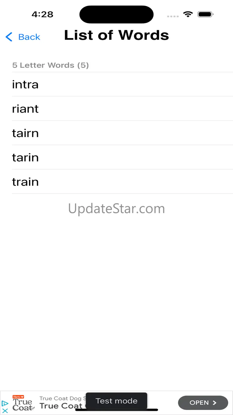 Jumbled Word Solver 2.6