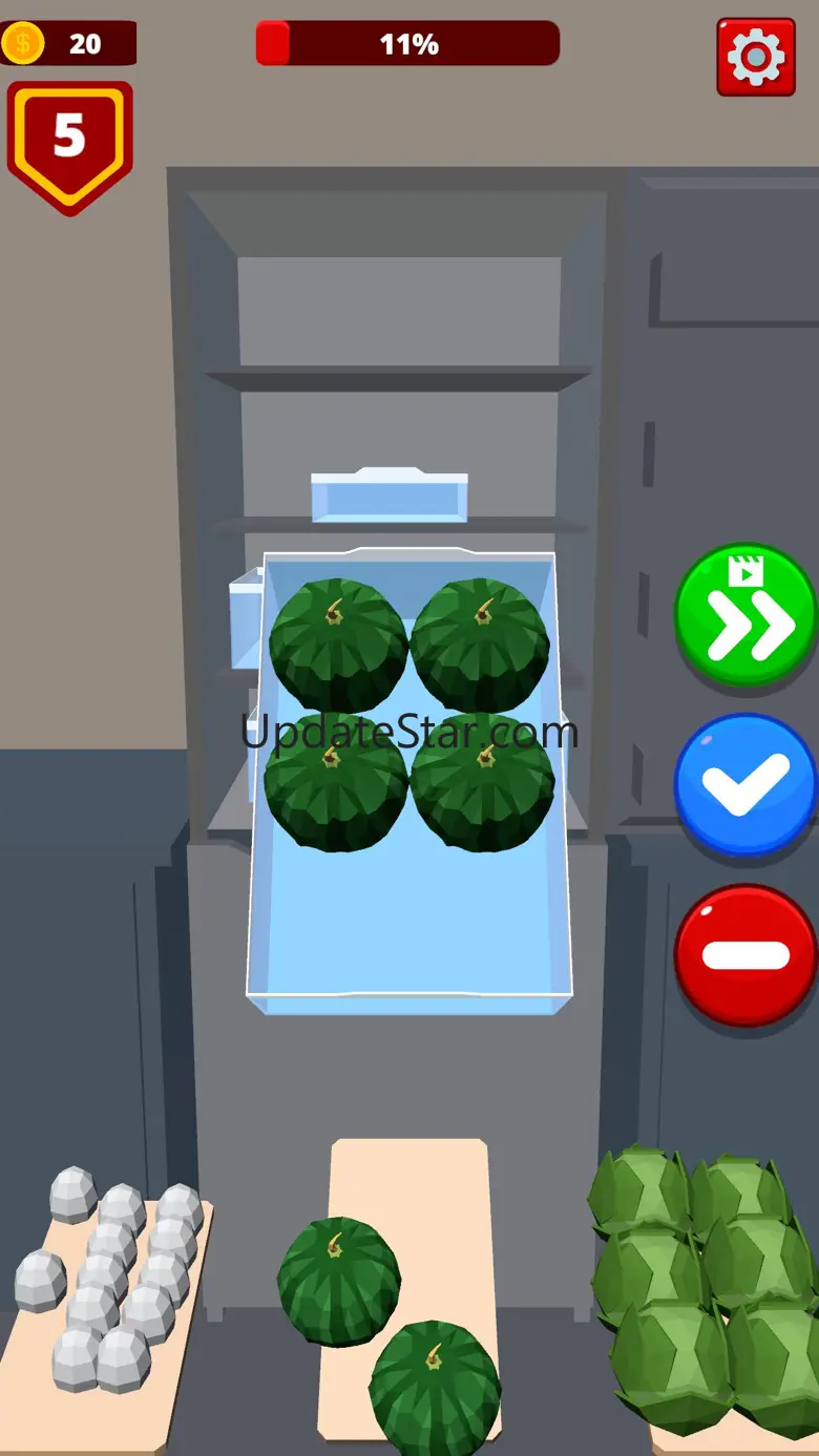 Fill The Fridge: Sorting Games 1.13