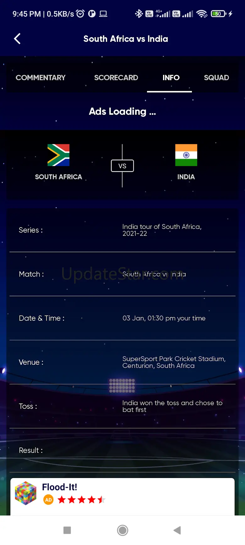 Live Cricket Scores - Live Tv 1.0.2