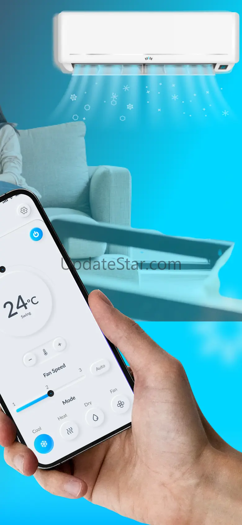 AC Remote - Air Conditioner 8.8