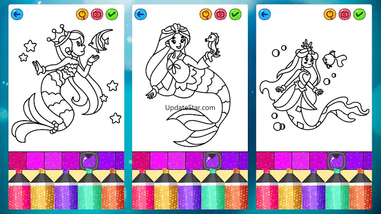 Mermaid Games: Coloring Pages 0.0.1