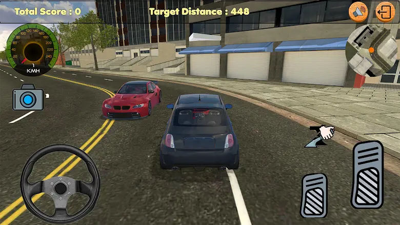 Sedan Car Race Simulator
