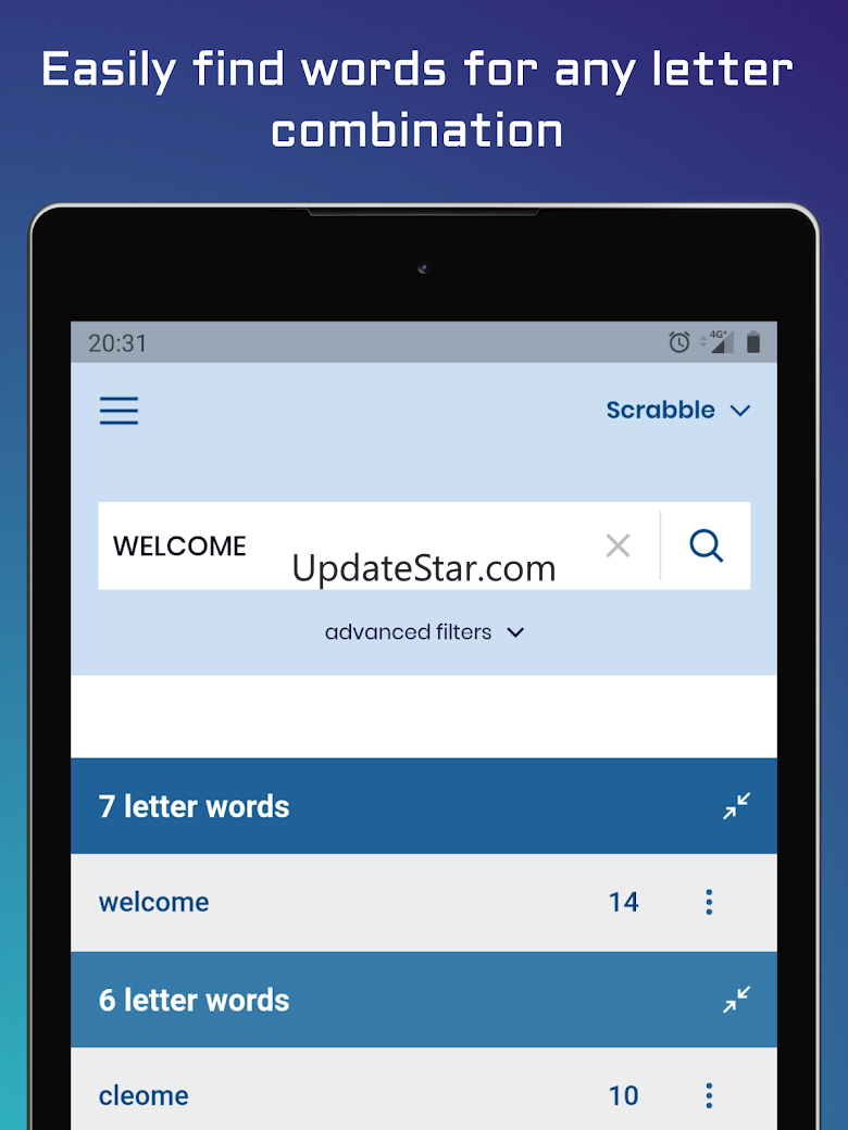 WordFinder: Unscramble words - 1.0.3