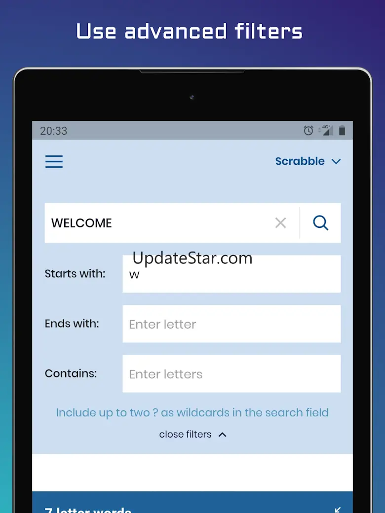 WordFinder: Unscramble words - 1.0.3