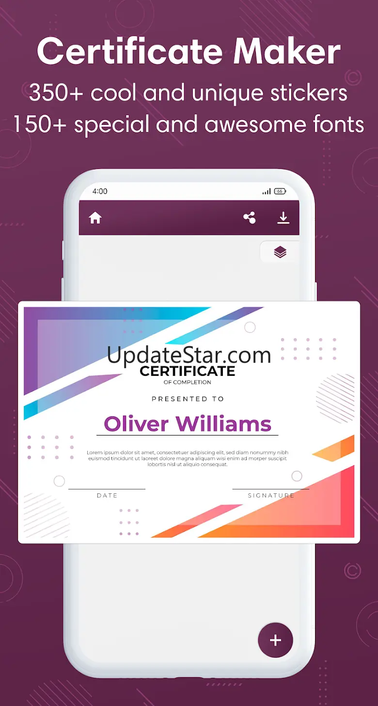 Certificate Maker & Designer 1.0.8