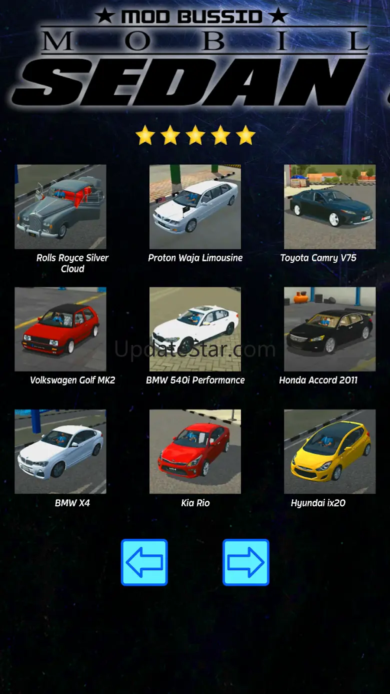 Mod Bussid Mobil Sedan 1.7