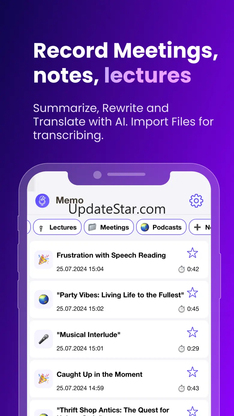 Memo - AI Note Taker 1.1.7