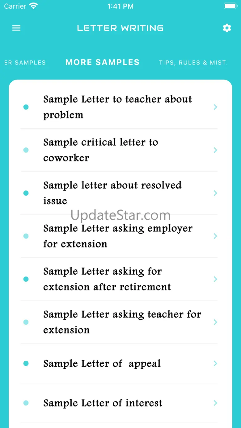English Letter Writing 6.1