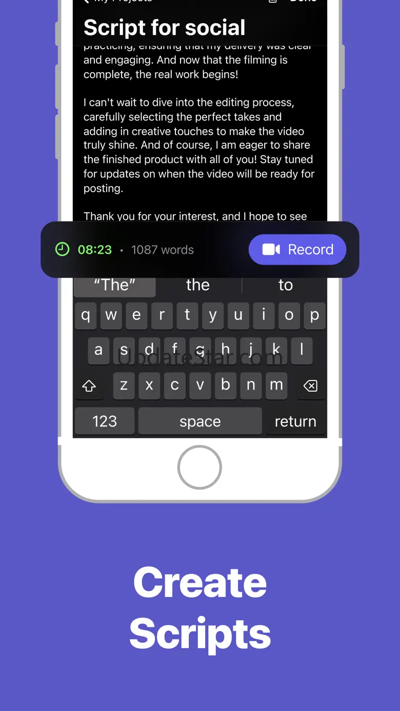 Teleprompter & Script Writing 1.6