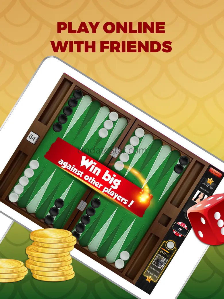 Backgammon HD Play Live Online 1.3.270