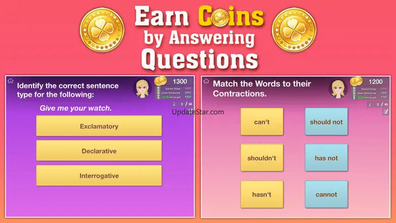 4th Grade Grammar - English grammar exercises fun game by ClassK12 [Lite] 1.0