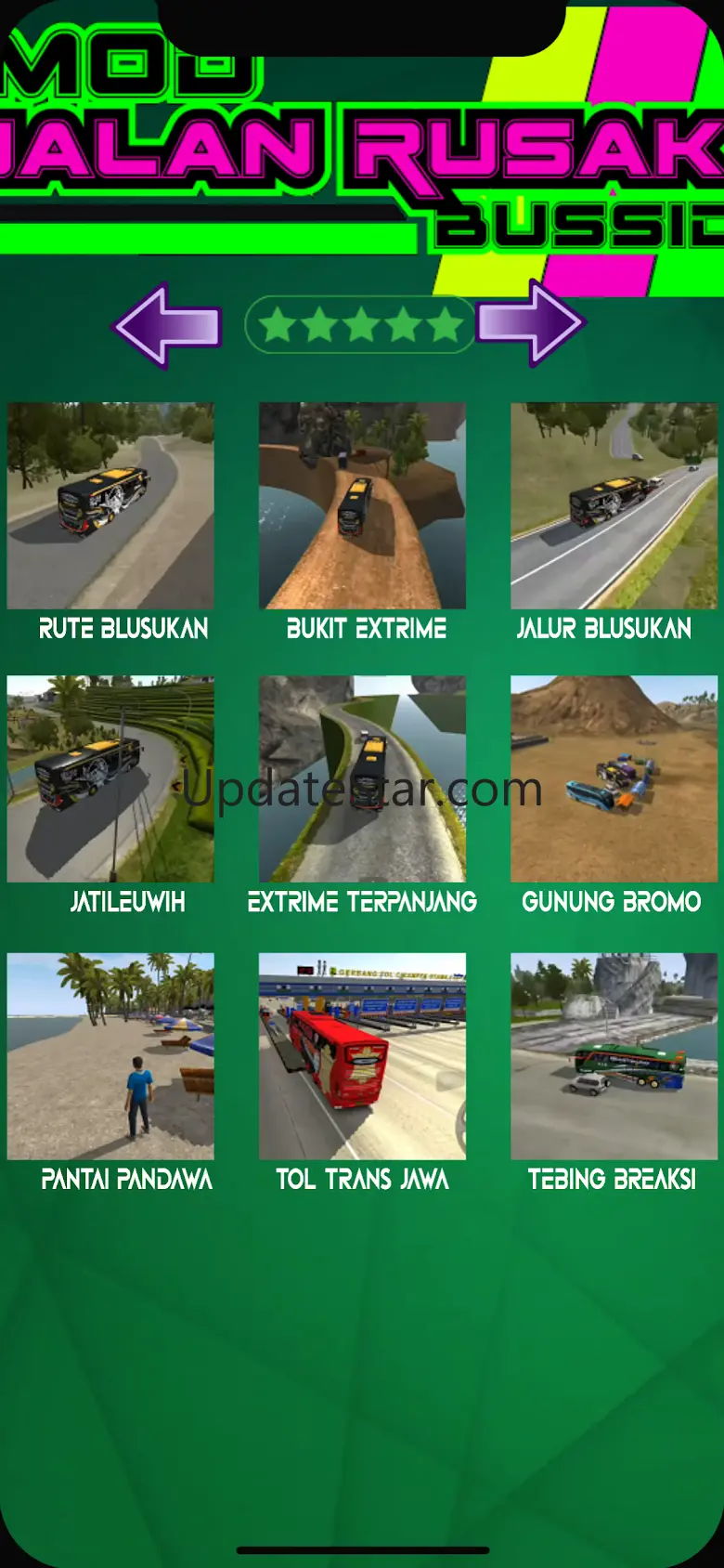 Mod Jalan Rusak Bus Simulator 1.2